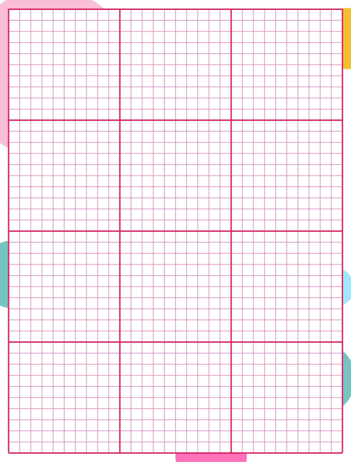 Printable Cross Stitch Graph Paper