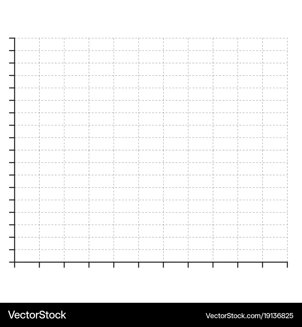 grid paper chart template royalty free vector image