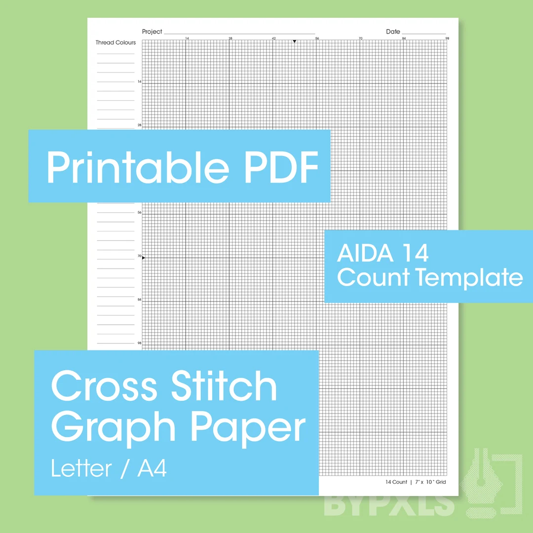 Grid Paper Notebook Cross Stitch Graph Paper Notebook 14 Count 100 Pages For Designing Needlework Patterns A4 Size 8 5x11 Copy Paper