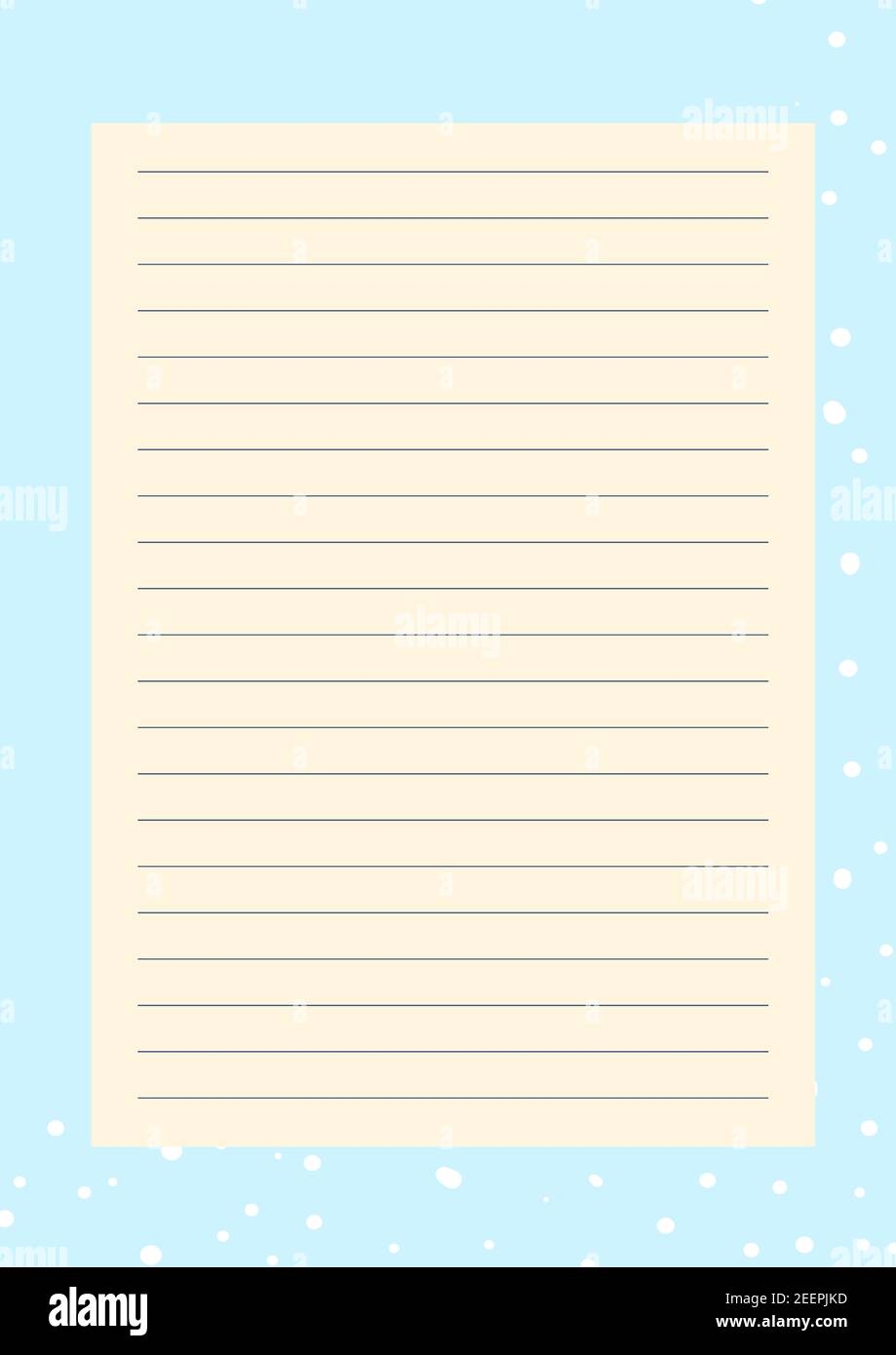 Grid Paper Printable Planner With Color Horizontal Lines Printing Paper Note Optimal A4 Size Time Management Concept Pattern For School Stock Vector Image Art Alamy