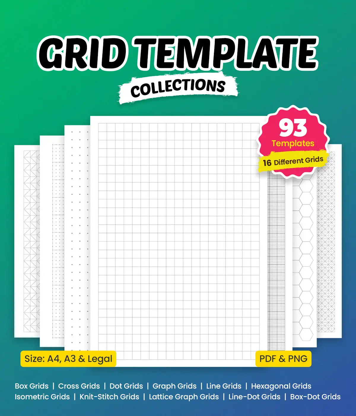 A4 Printable Grid
