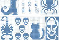 Halloween Design Chart Free Grid Pattern Punto Art Design