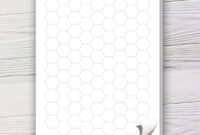 hex pattern grid pad 8 5 x 11 captain notepad