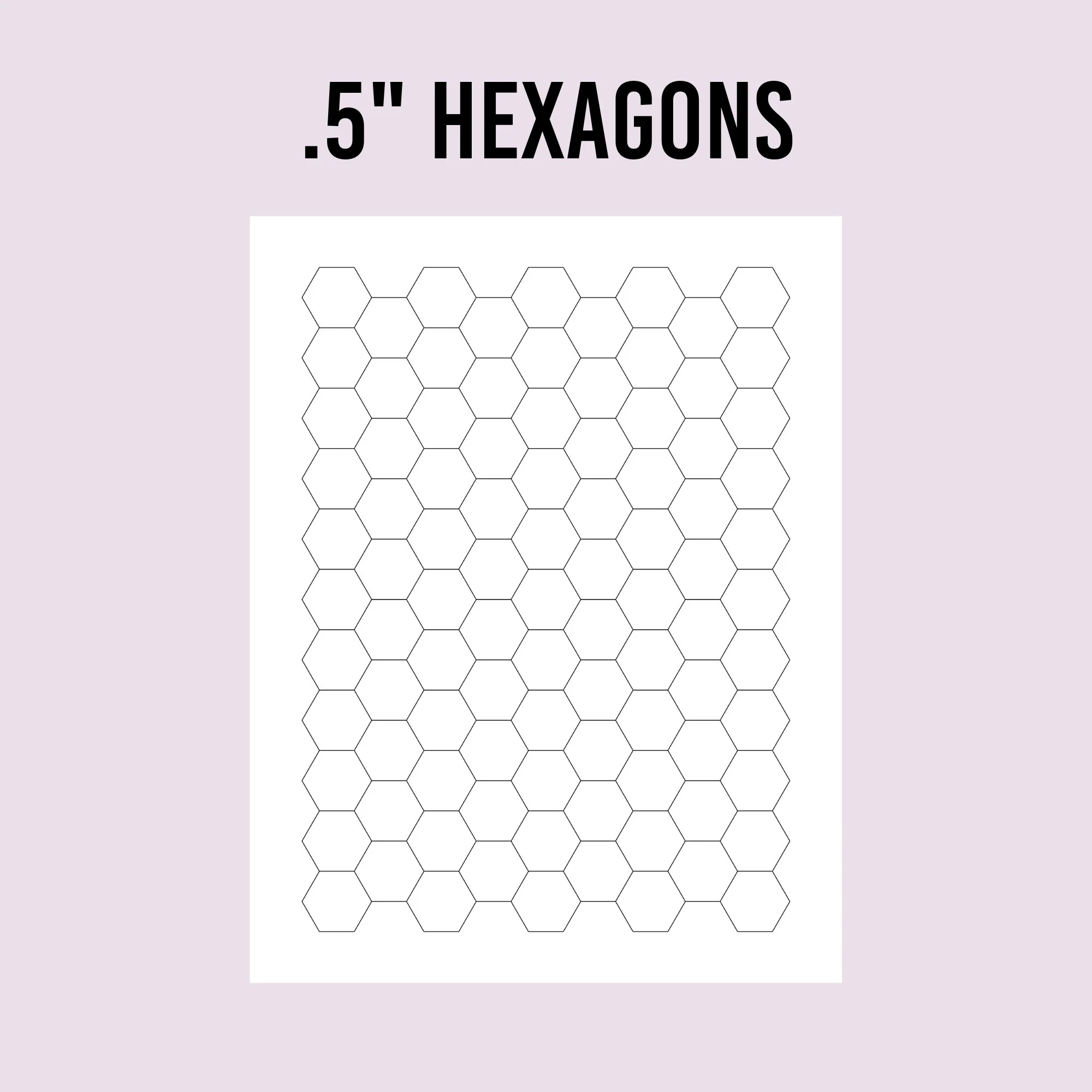 Hexagon Graph Paper Etsy