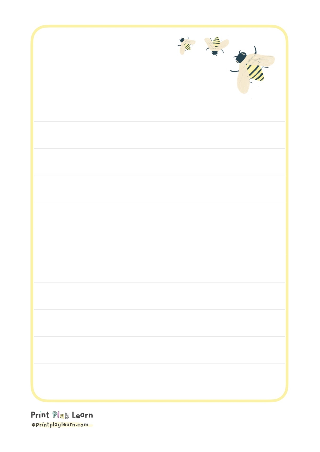Free Printable Lined Stationery Paper