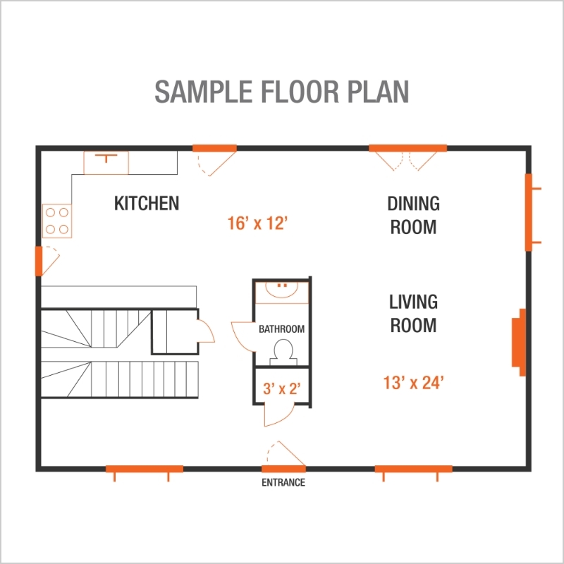 How To Draw A Floor Plan The Home Depot