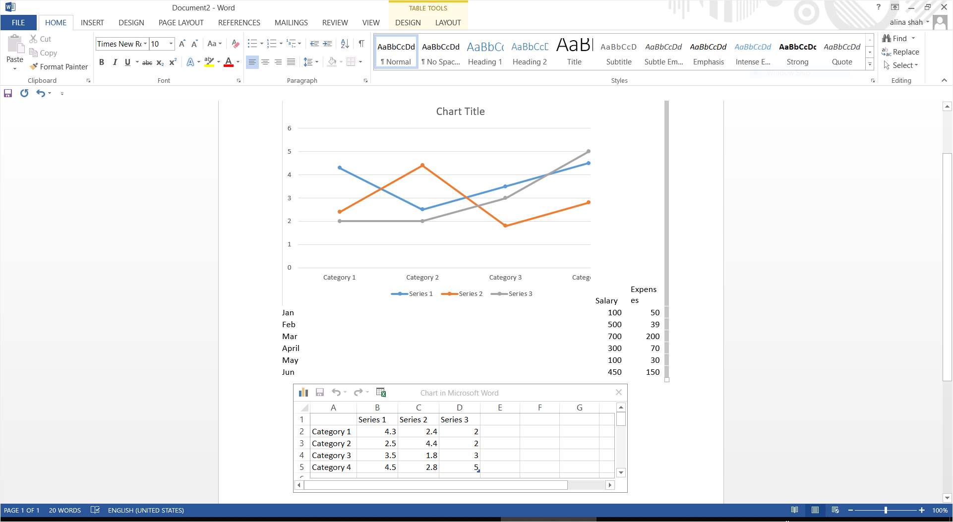 How To Make A Line Graph In Word EdrawMax Online