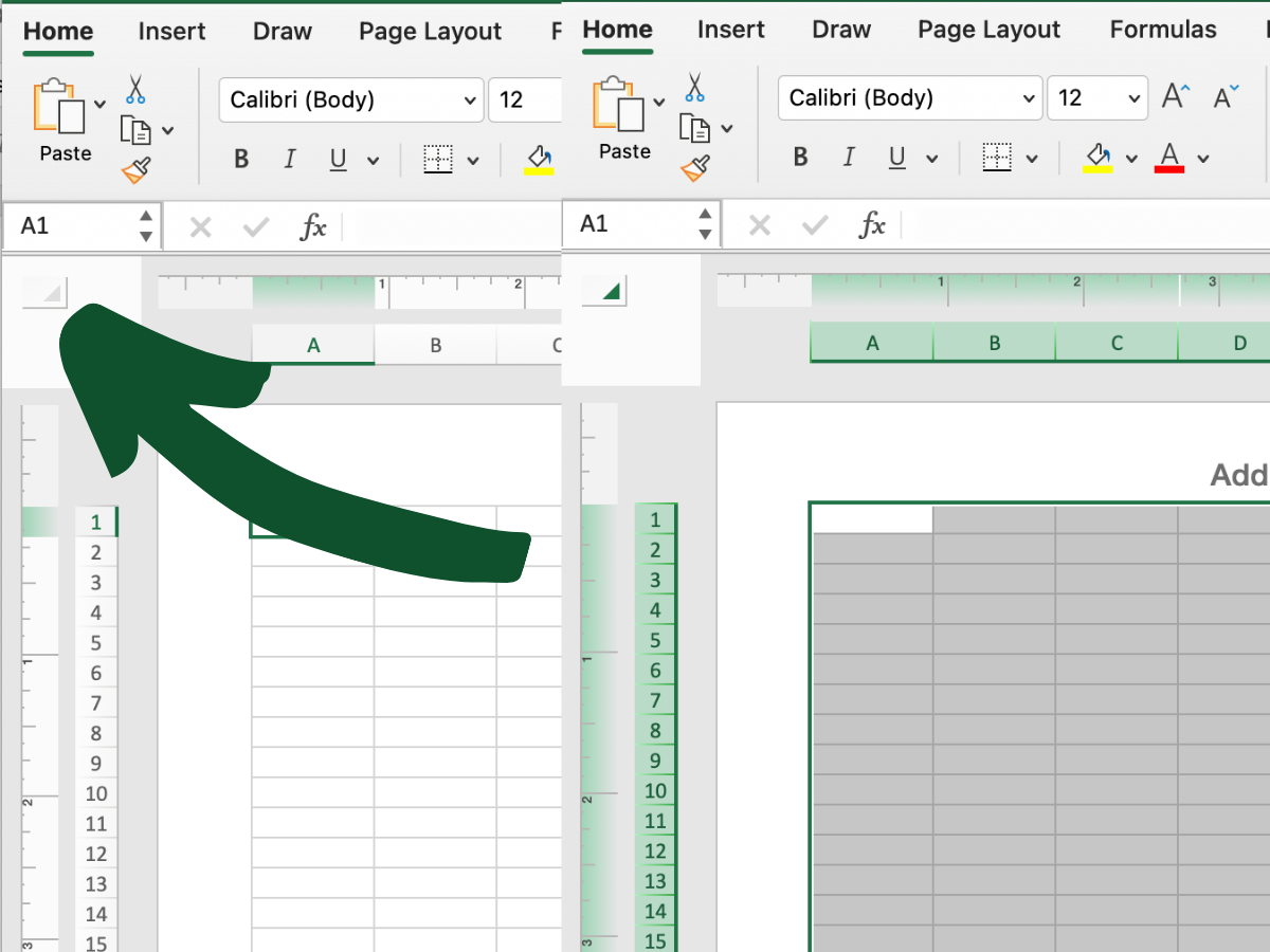 How To Make Graph Paper In Excel Knitting House Square