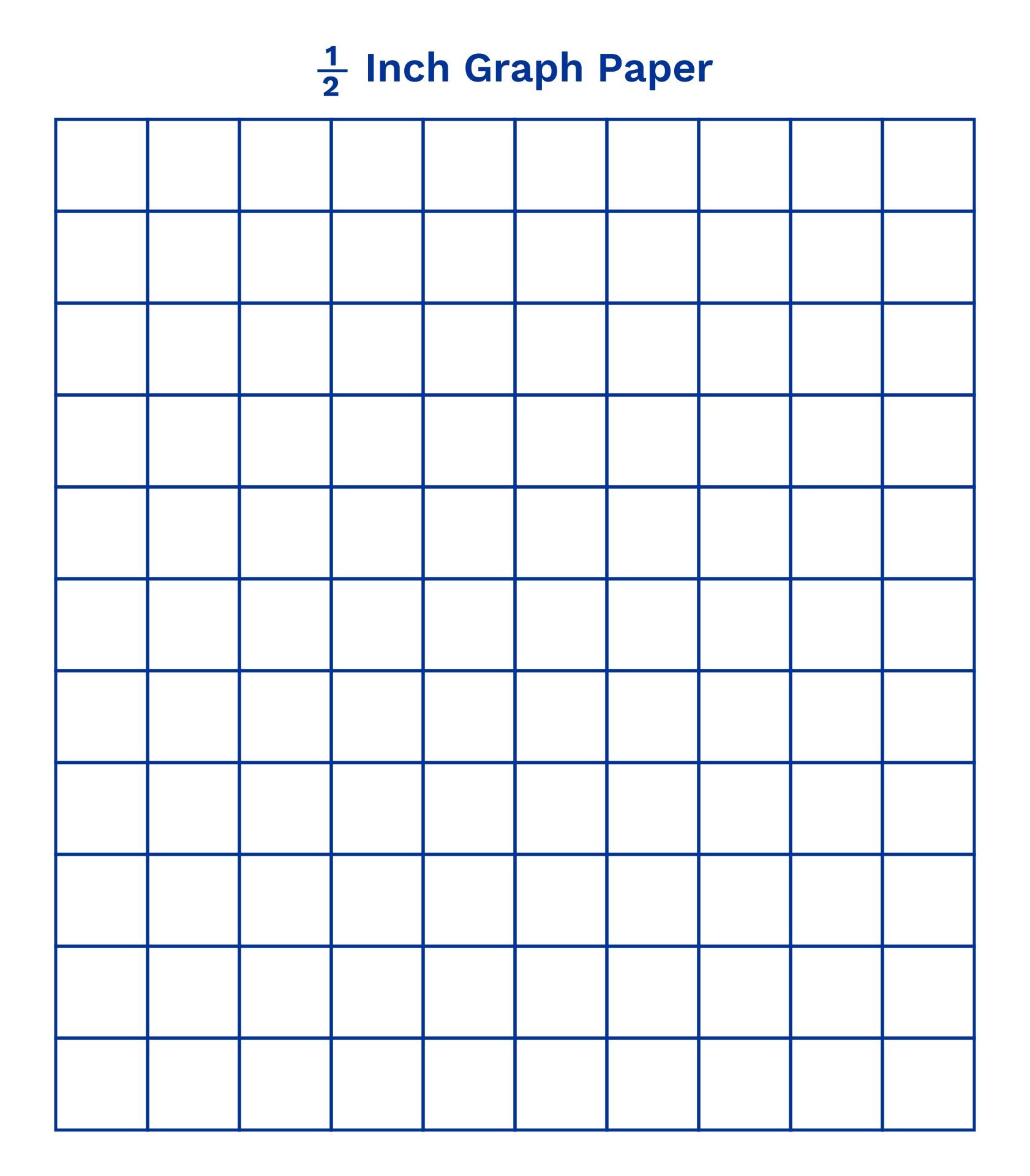 2 Inch Graph Paper Printable
