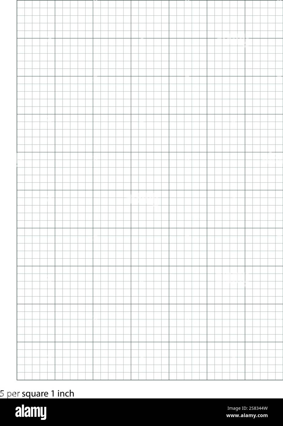 1 Inch Square Grid Printable