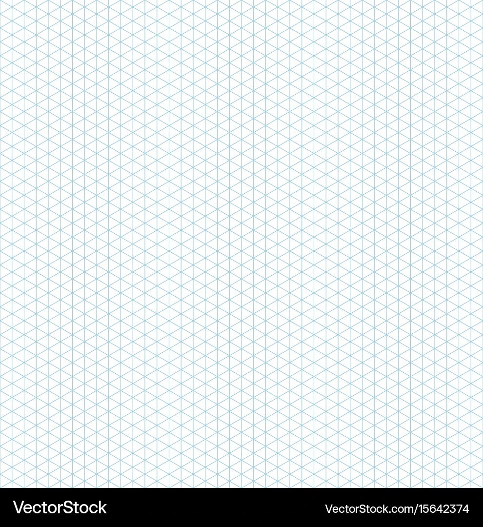 Isometric Grid Paper Seamless Pattern Royalty Free Vector