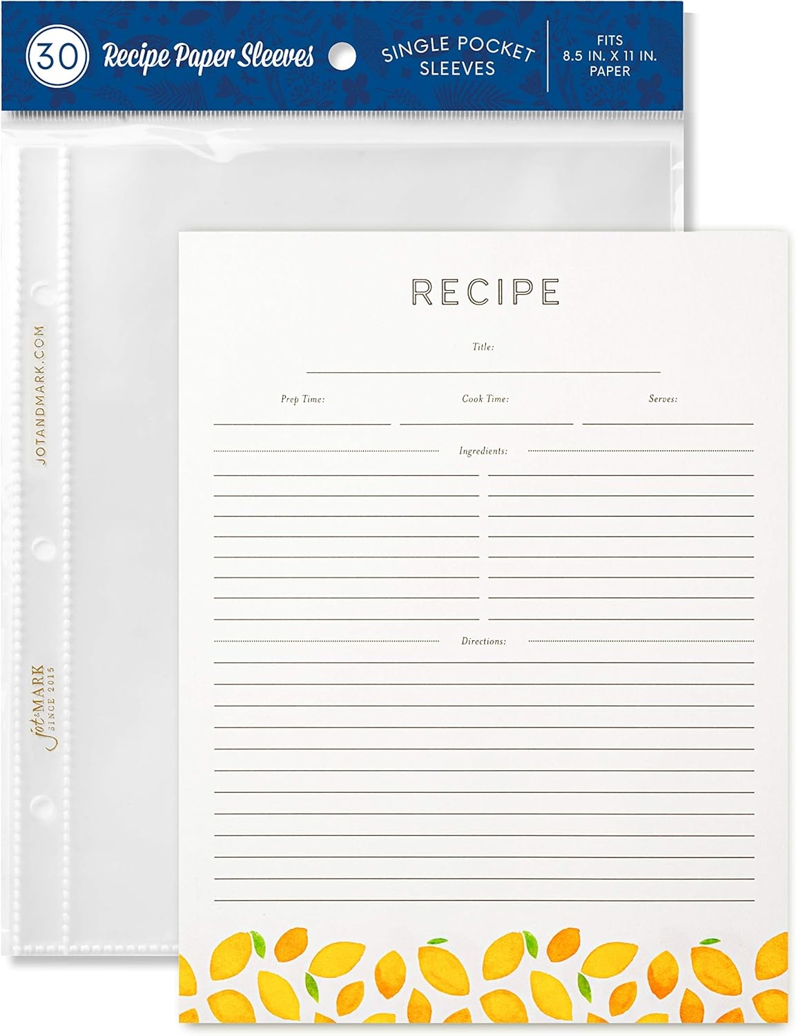 Jot Mark Recipe Card Paper Full Page 8 5x11 With Jamaica Ubuy