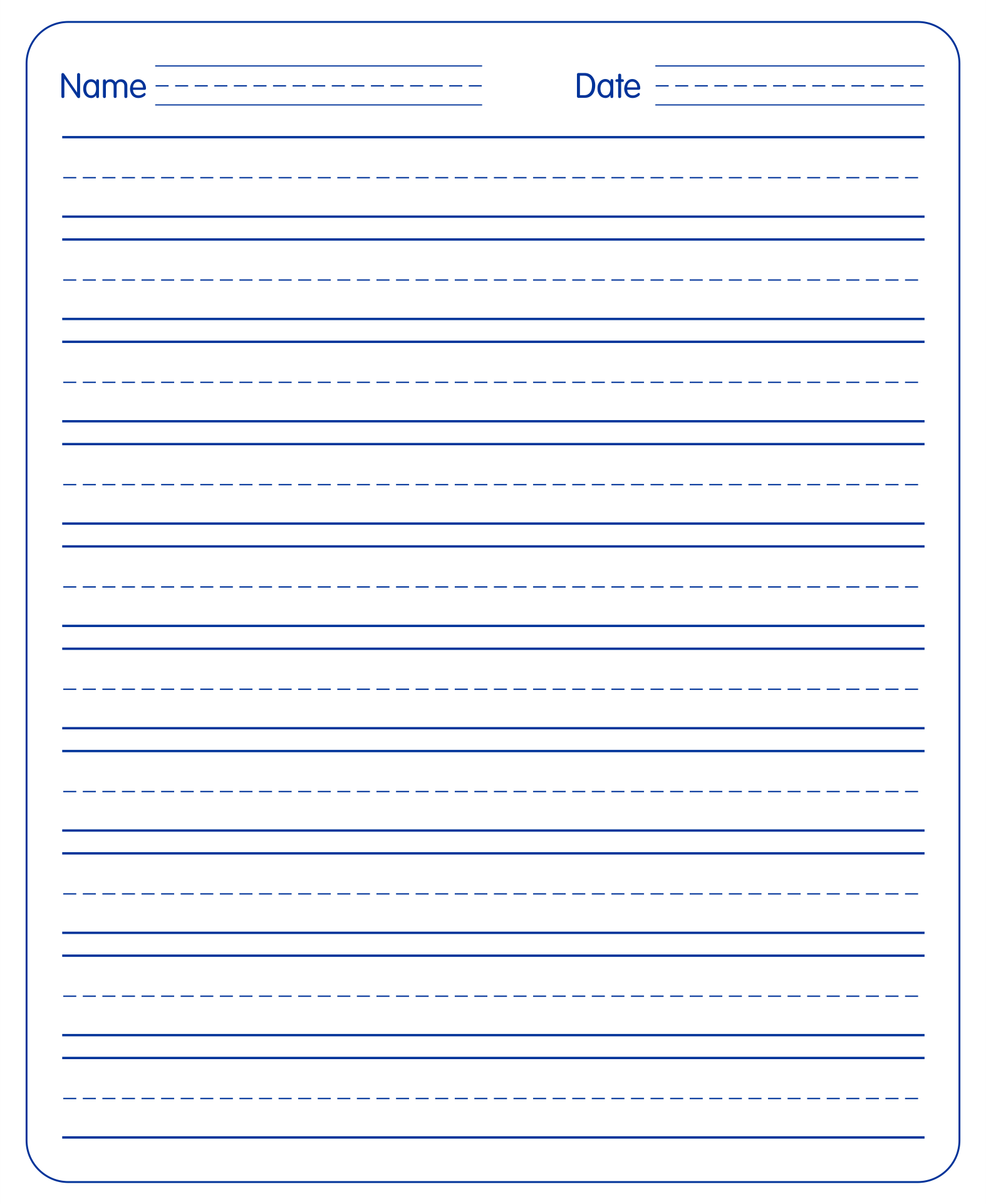 Kindergarten Writing Paper Handwriting Paper That They Can 41 OFF Worksheets Library