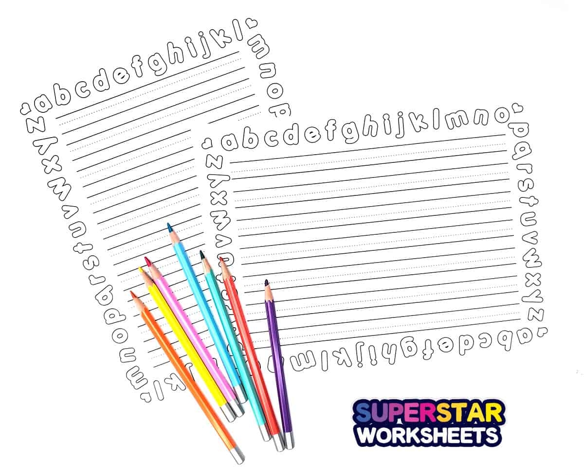 Printable First Grade Lined Writing Paper