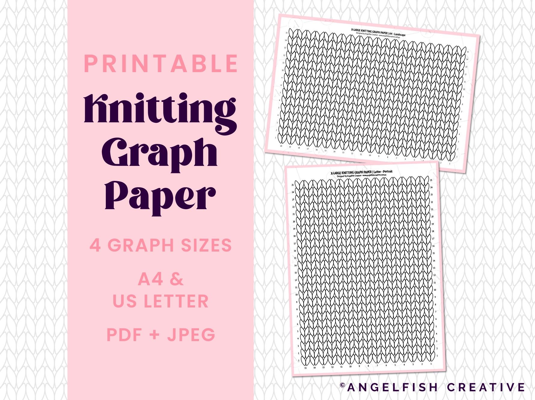 Printable Knitting Graph Paper