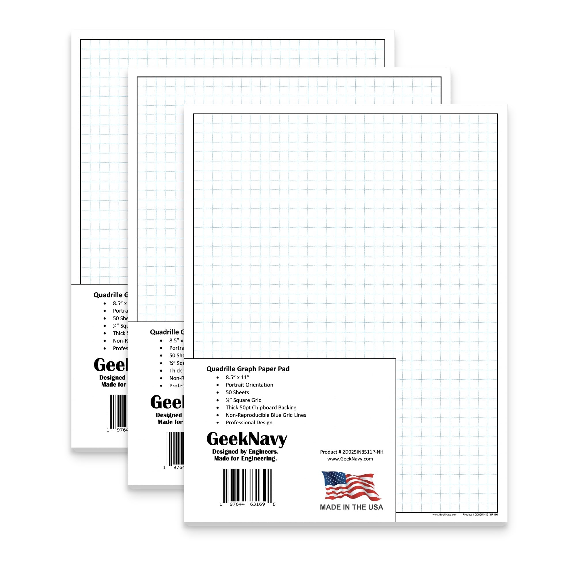 Large Grid Paper 11u00d717 Quadrille Grid Blueprint And Graph Paper 5 Pads 50 Sheets Grid Paper Printable Grid Notebook