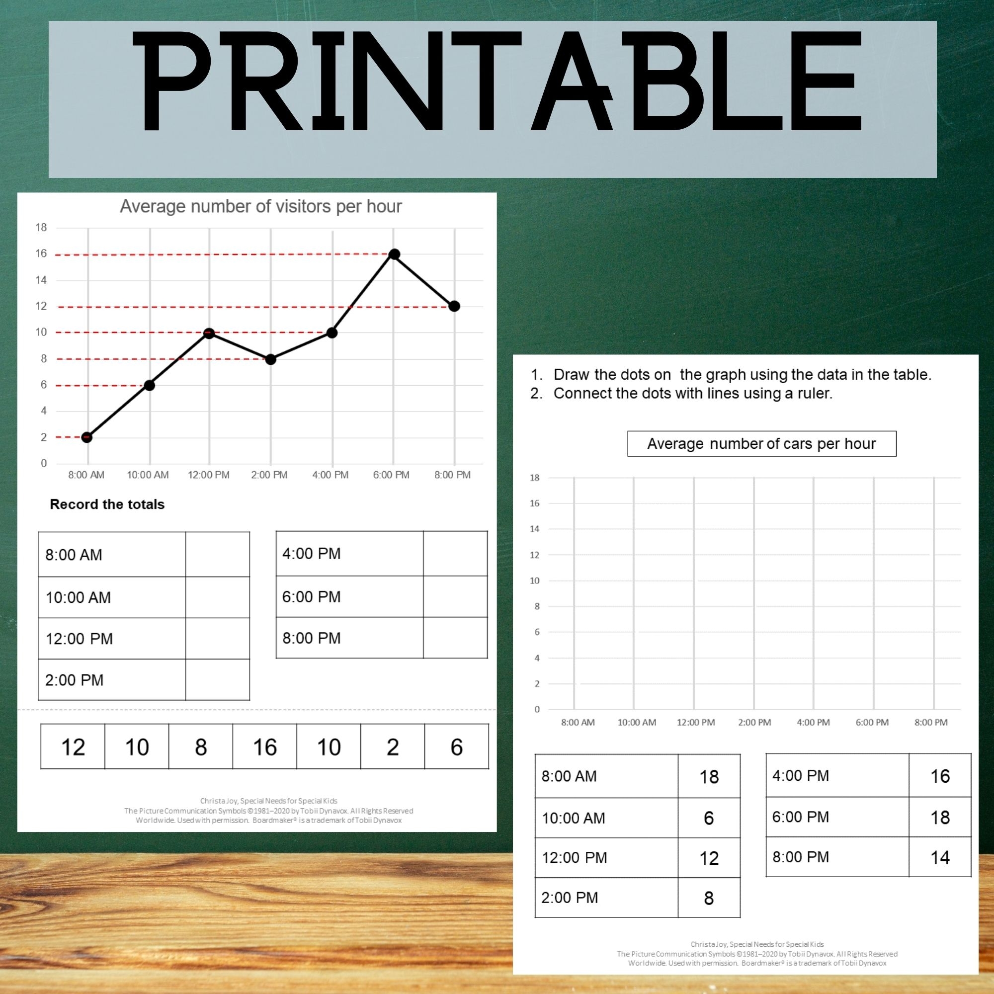 Printable Line Graph