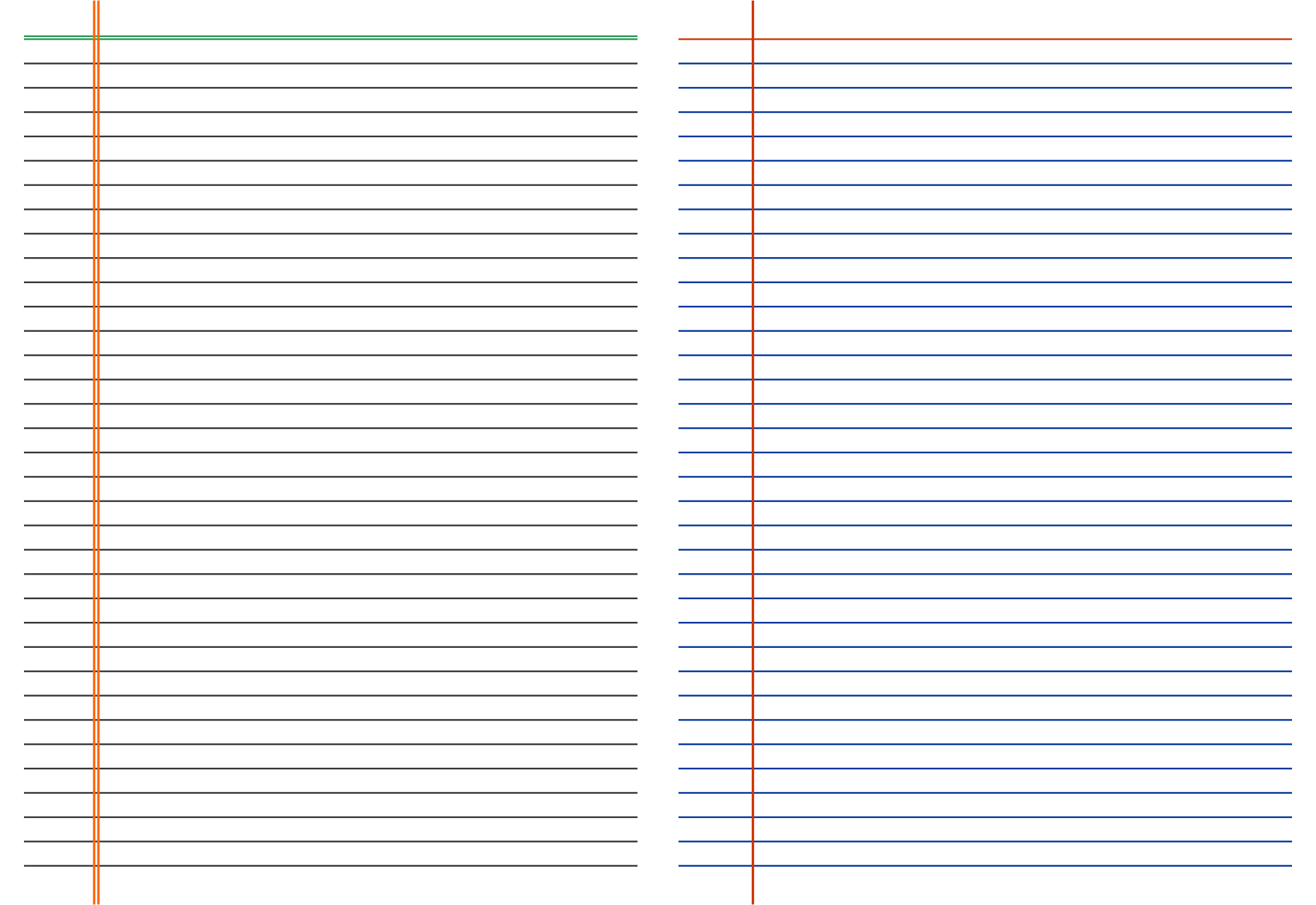Lined Column Paper Template 13 Free PDF Printables Printablee