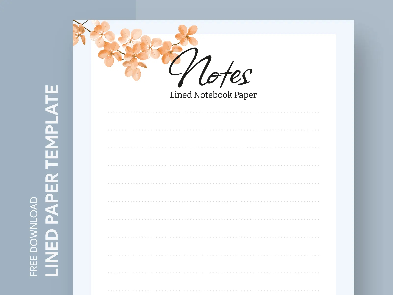 Lined Notebook Paper Free Google Docs Template By Gdoc On Dribbble