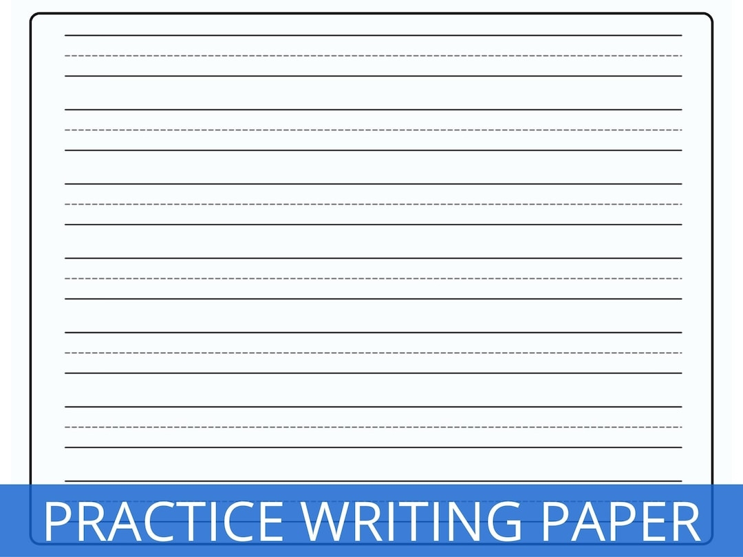 Lined Paper Kindergarten Writing Paper With Lines For Ages 8 12 Ages 120 Handwriting Practice Paper A4 Dotted Lines Journal For Kindergarten Mead Primary Journal