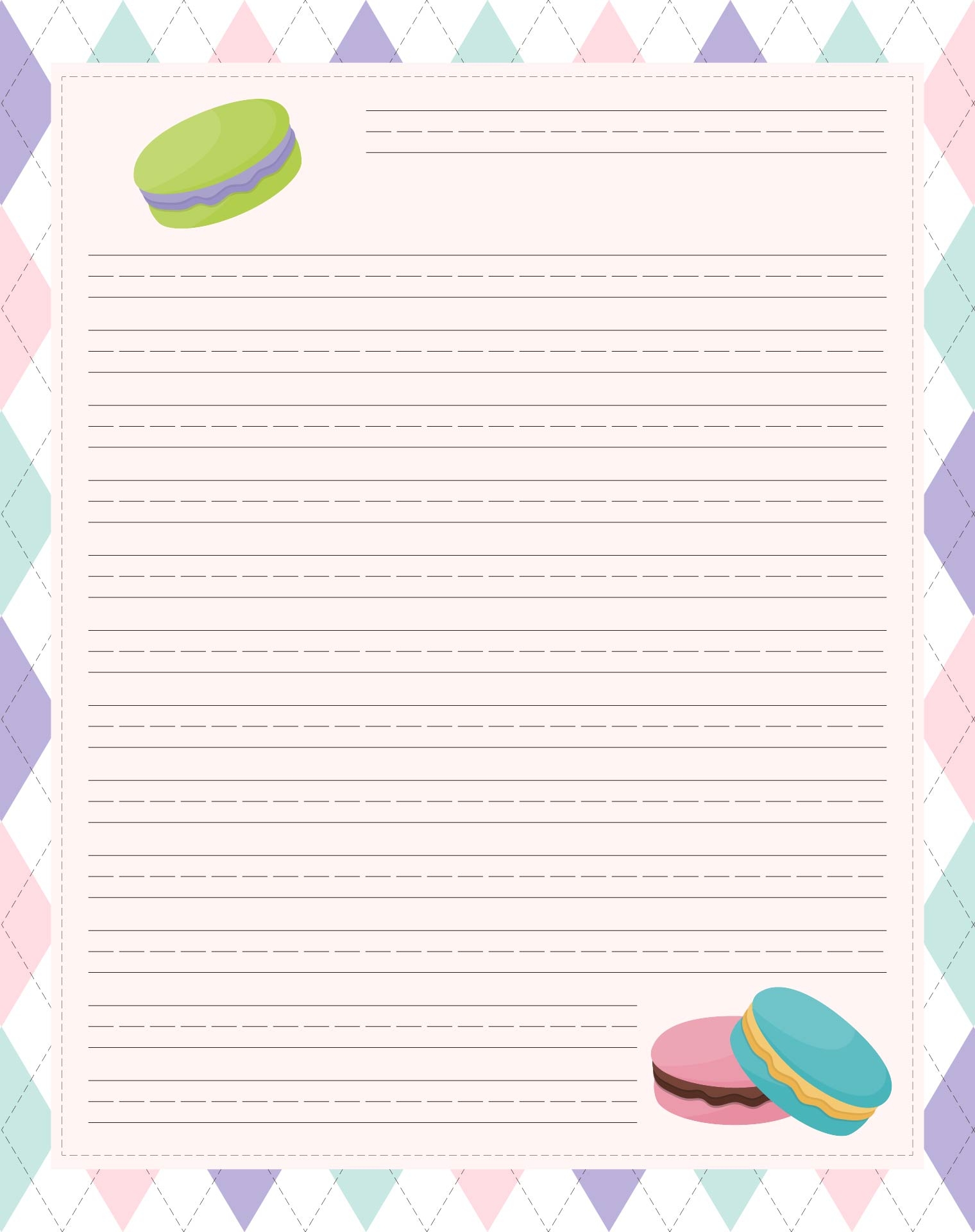 Lined Paper Story Writing Paper Bulk For Kids 8 5 X 11 Tunisia Printable Lined