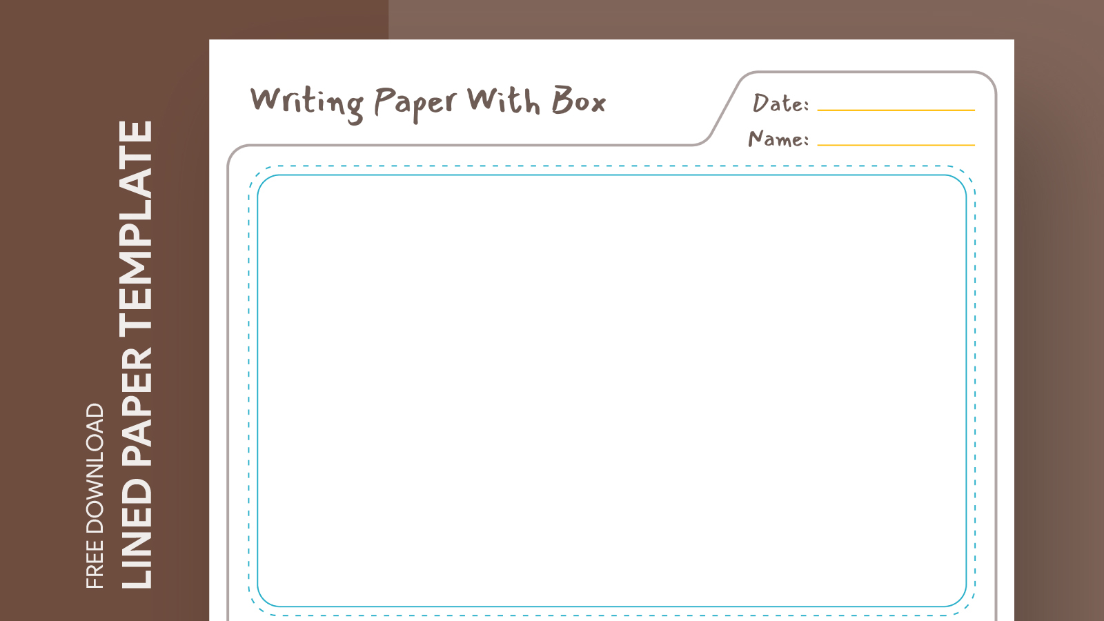 Primary Writing Paper Printable PDF