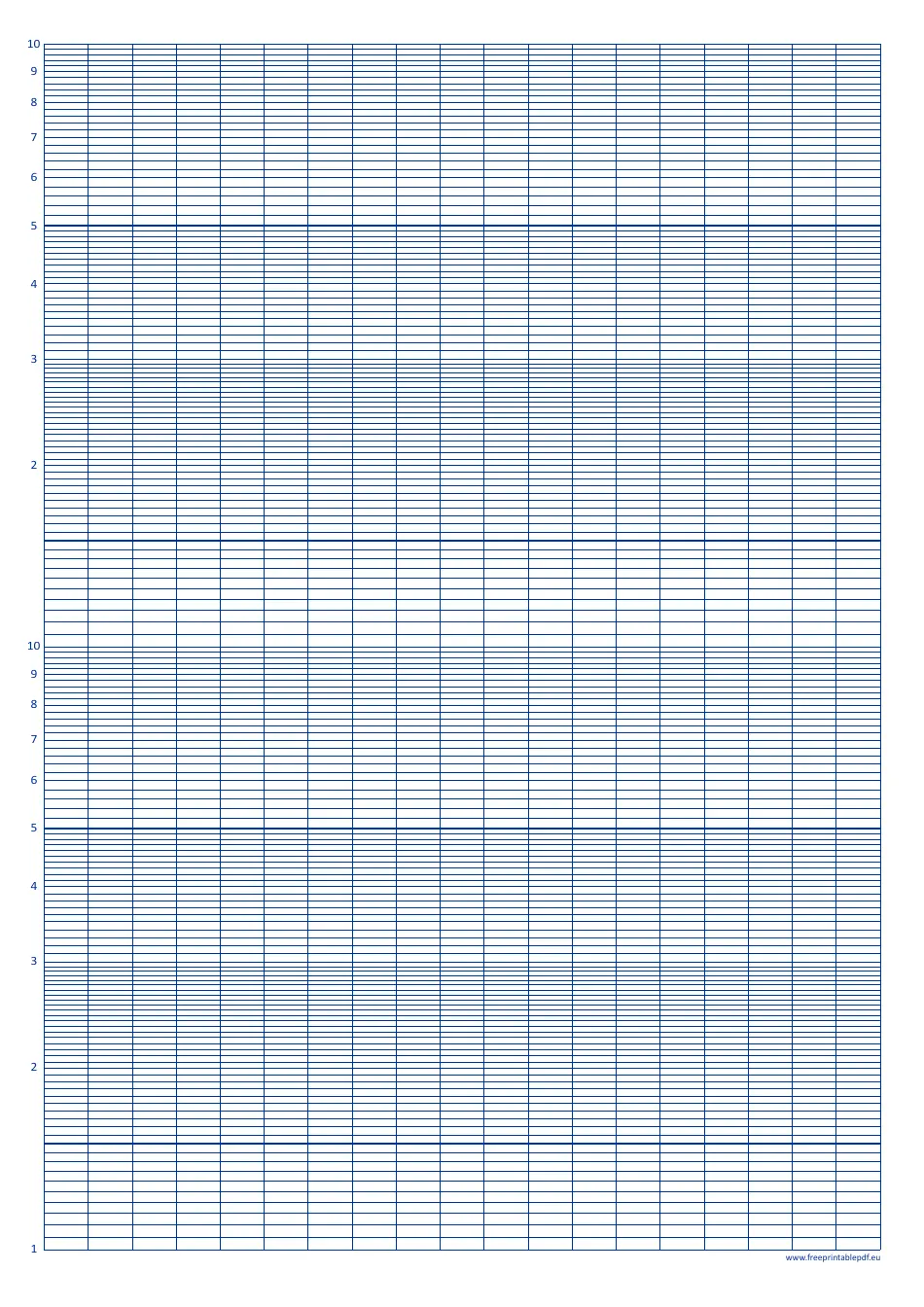 Log Graph Paper Printable