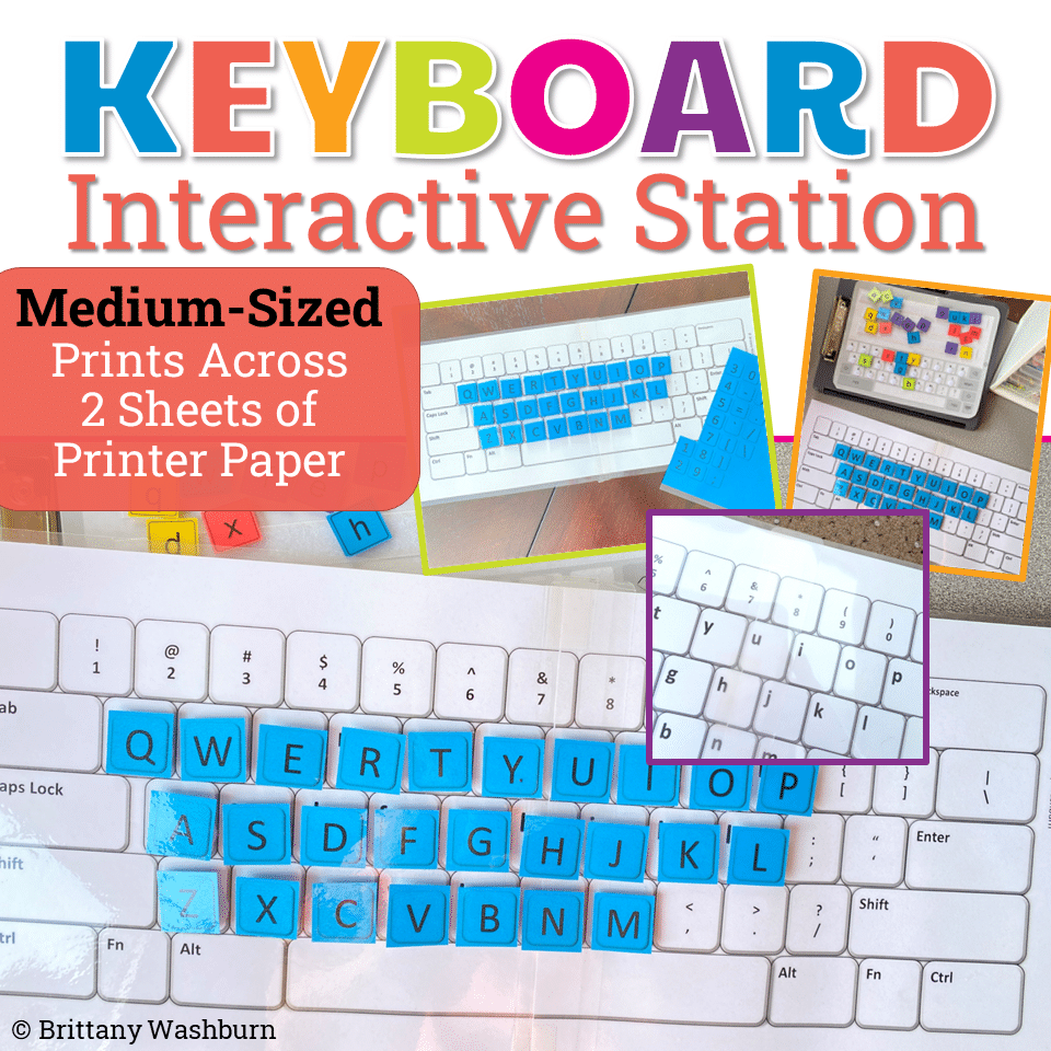 Medium Size Interactive Keyboard Station 