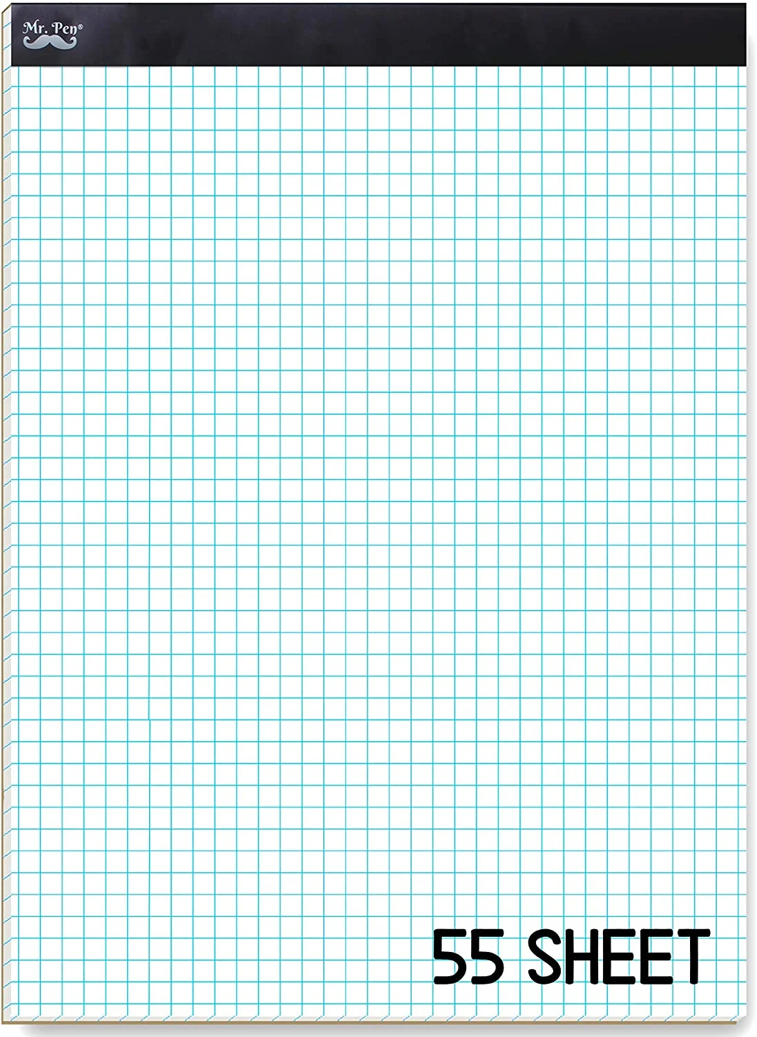 mr pen graph paper 5x5 5 squares per inch 11 x8 5 engineering graph paper pad 55 sheet walmart