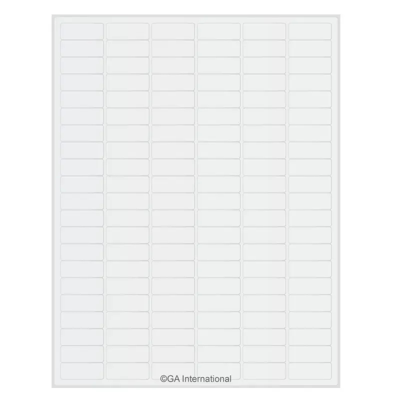 Multi purpose Matte Labels 1 28 X 0 5 ZLIP 23WH IndustriTAG By GA International