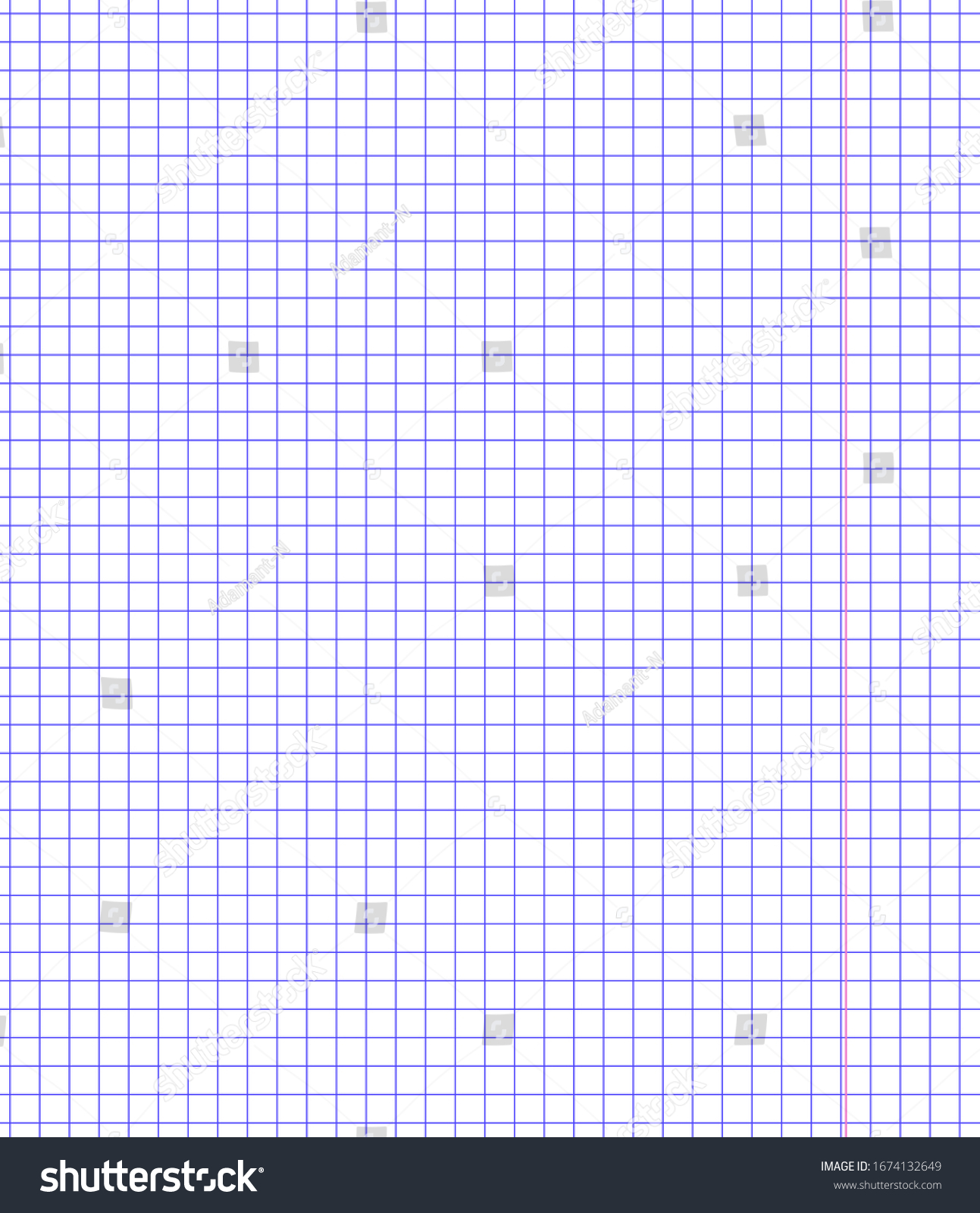 Notebook Math Squared Paper Sheet Vector Stock Vector Royalty Free 1674132649 Shutterstock