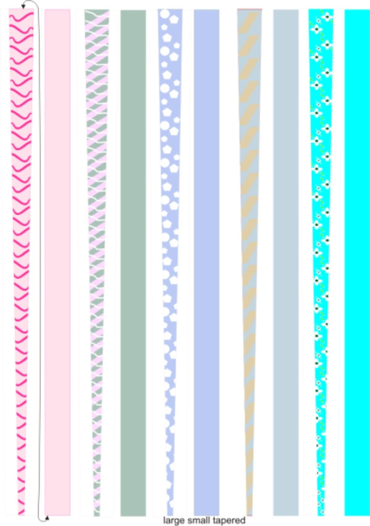 Free Printable Paper Bead Templates