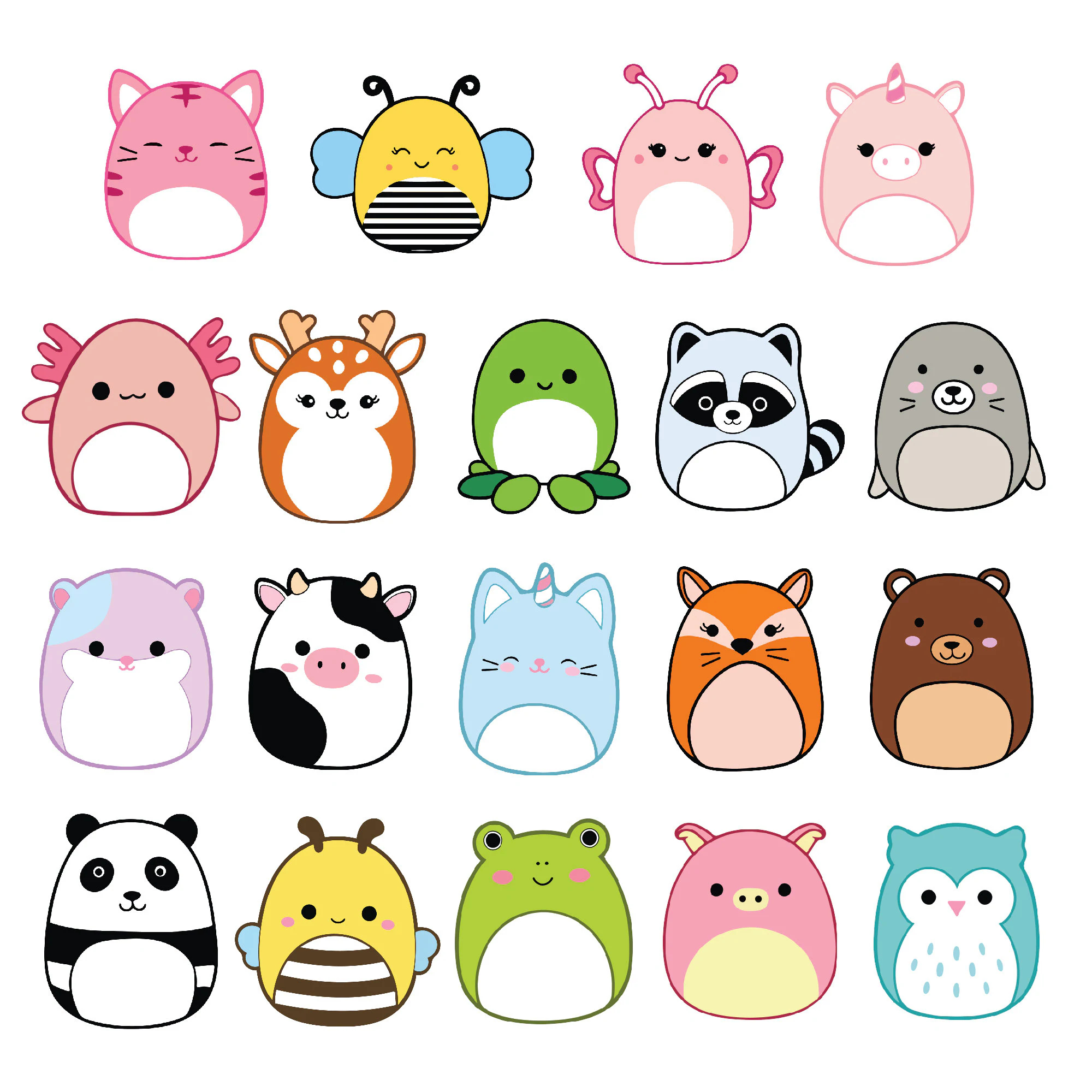 Printable Paper Squishy Templete