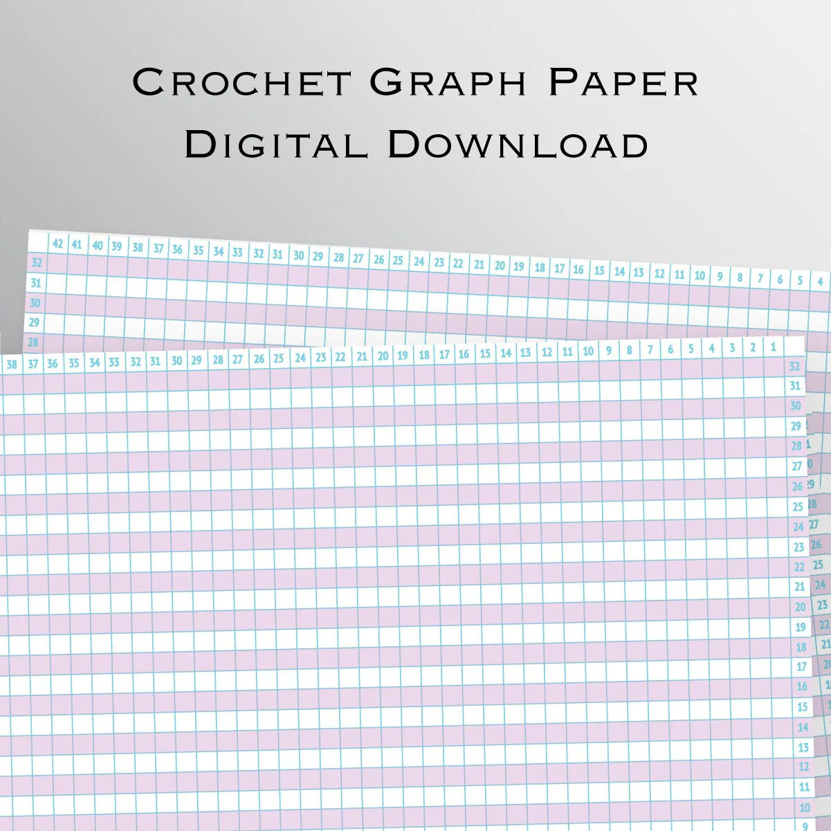 Papier Millim tr Num rot Pour Crochet Et Tricot Papier Millim tr Au Crochet Pour Motifs Papier Millim tr Bicolore Fournitures Cr atives Point De Croix Etsy France