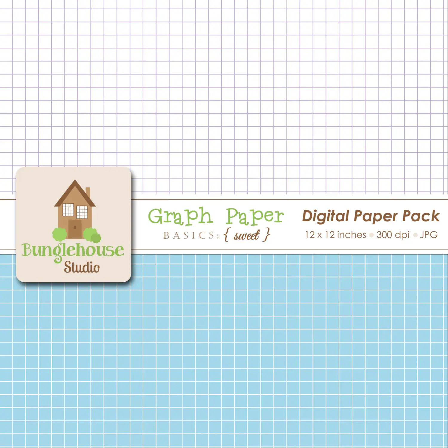pastel digital graph paper grid paper pack instant download commercial use etsy