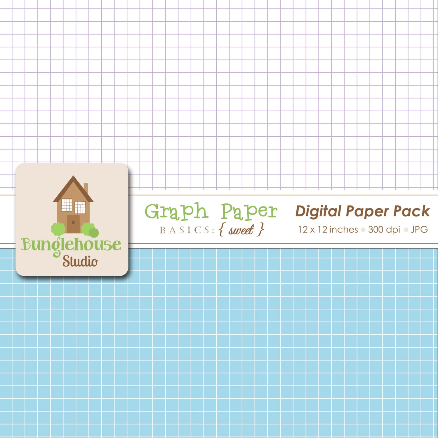 Pastel Digital Graph Paper Grid Paper Pack Instant Download Commercial Use Etsy