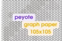 Peyote Graph Paper 105 Columns Etsy