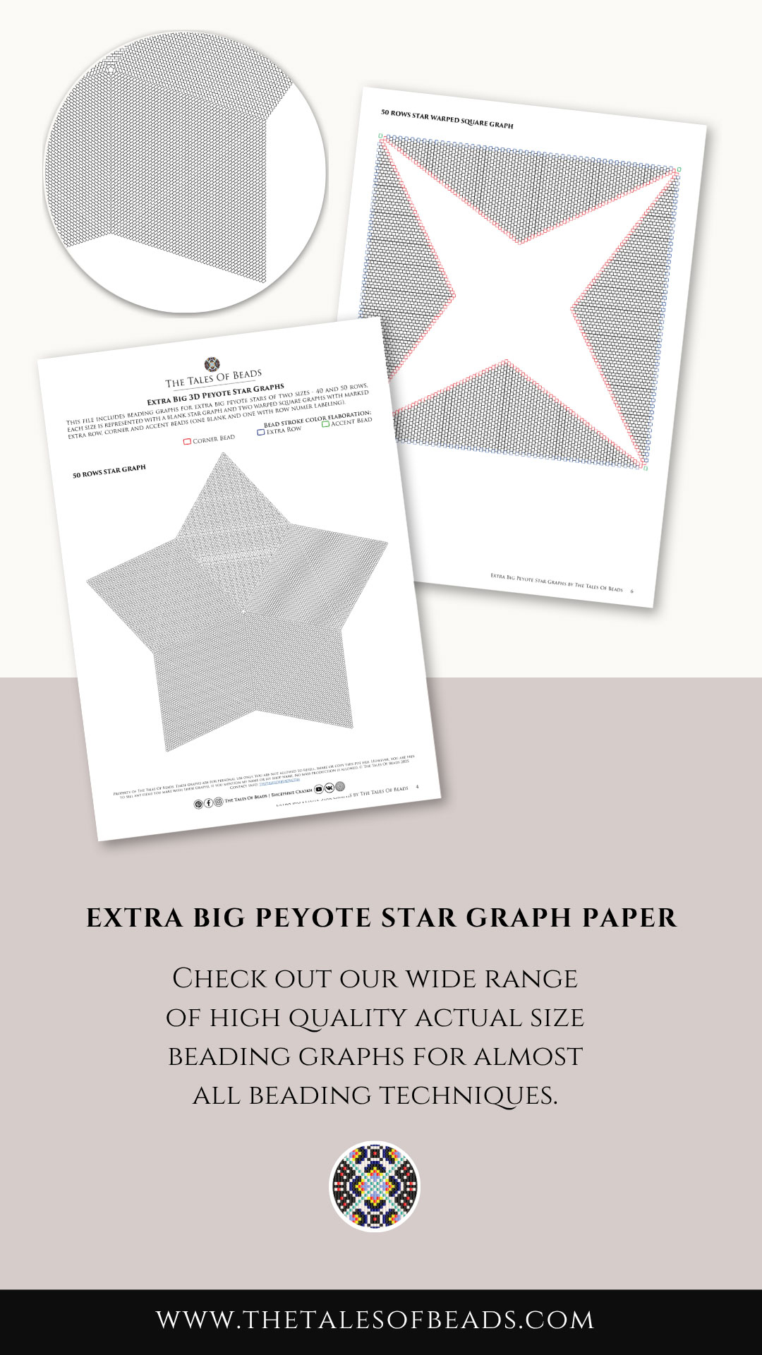 Free Printable Peyote Beading Graph Paper