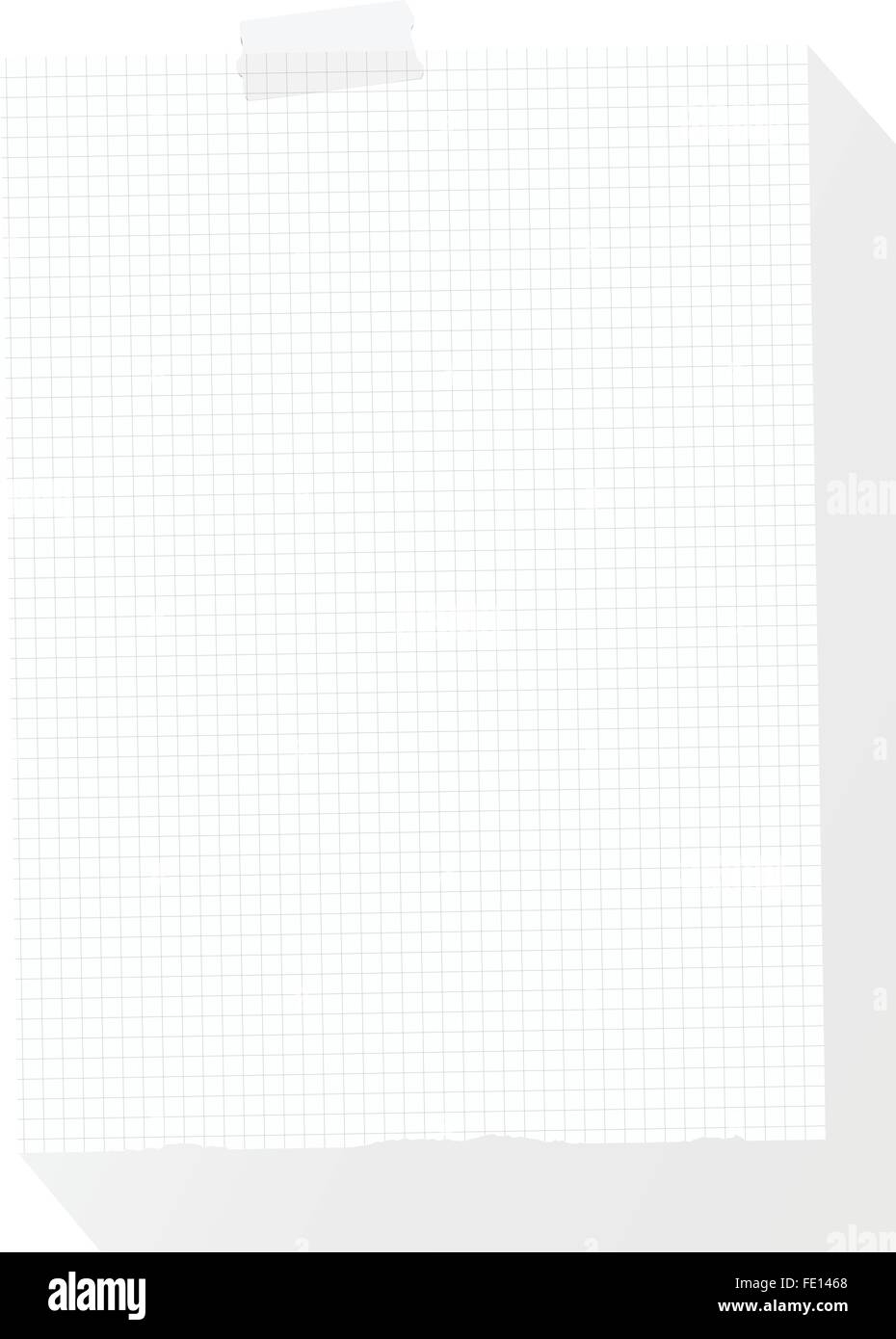 Piece Torn Graph Note Paper Hi res Stock Photography And Images Alamy