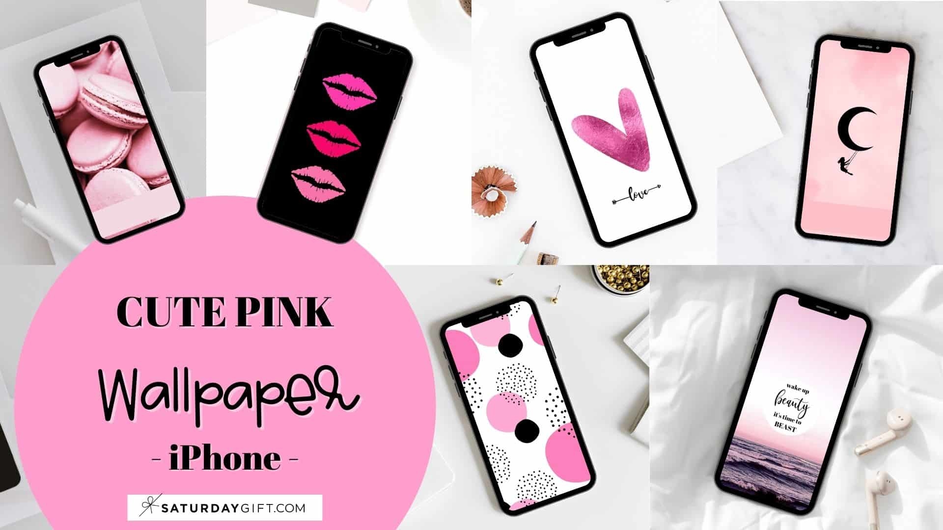 Pink Aesthetic Wallpaper For IPhone 45 Gorgeous Cute Backgrounds