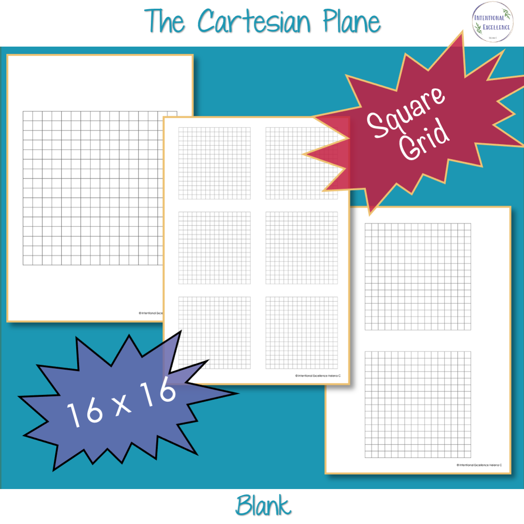 Plotting Coordinates Cartesian Plane BLANK Grids 1 And 4 Quadrant Graphs Teacher Professional Development