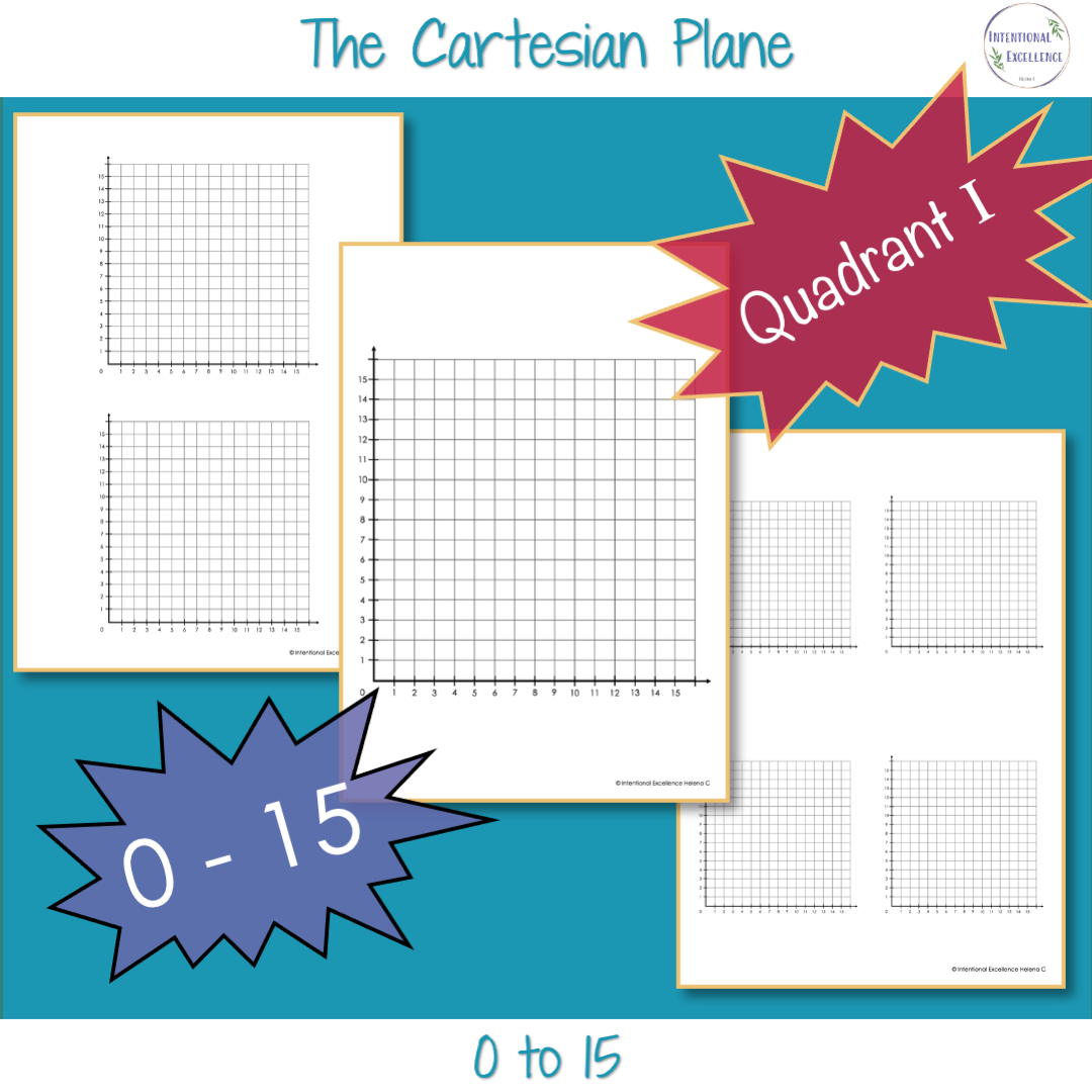 Printable Graph Paper with Quadrants