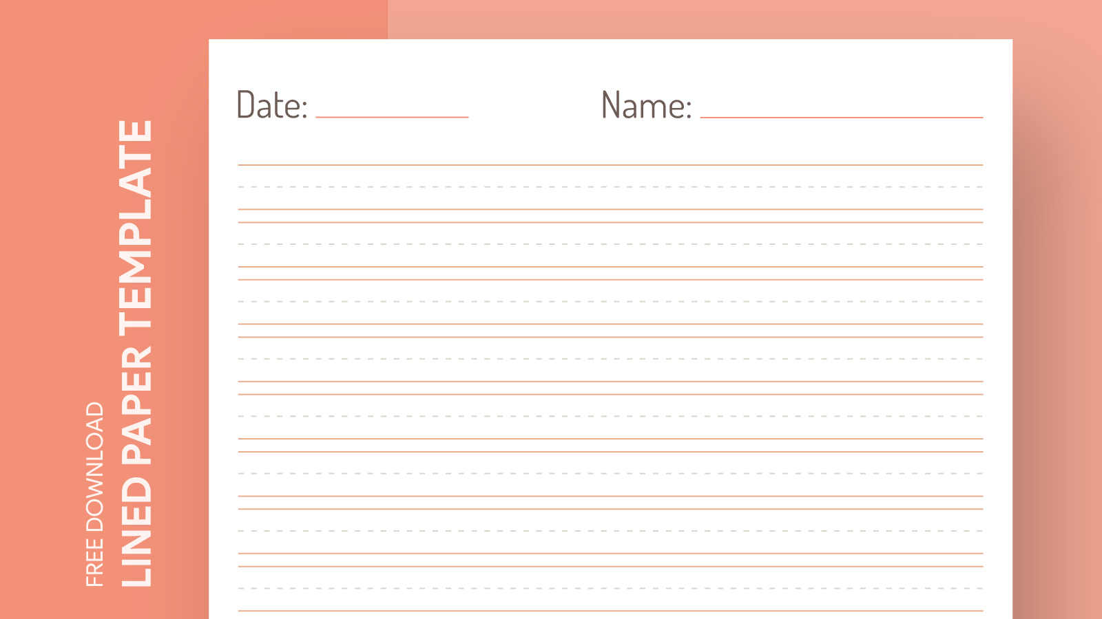 Primary Lined Paper Free Google Docs Template Gdoc io