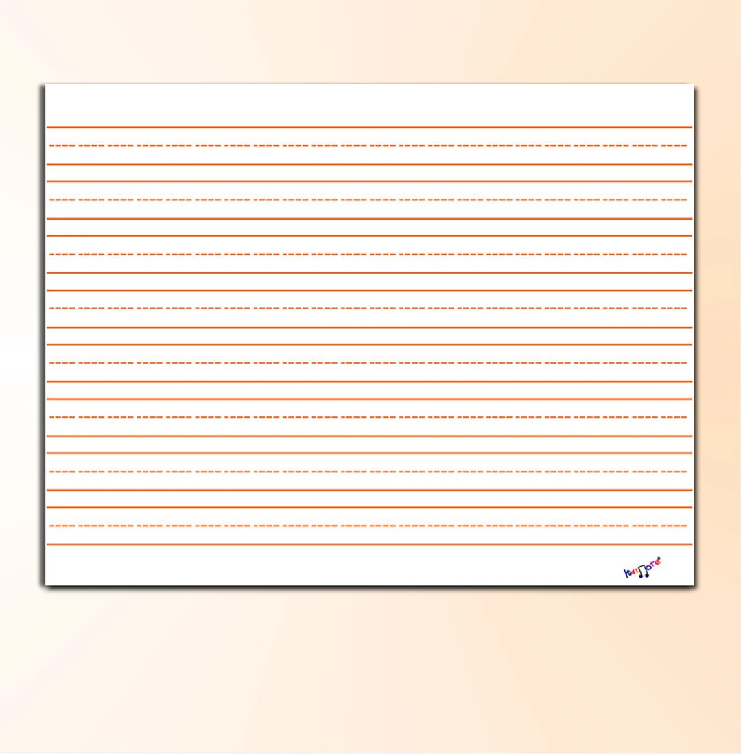 Primary Writing Paper Landscape Paper Educational Tool For Kids Kindergarten Head Start Ands Pre K Etsy UK