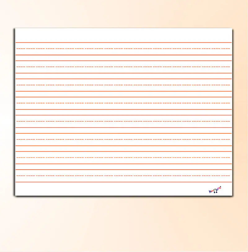 Primary Writing Paper Landscape Paper Educational Tool For Kids Kindergarten Head Start Ands Pre K Etsy