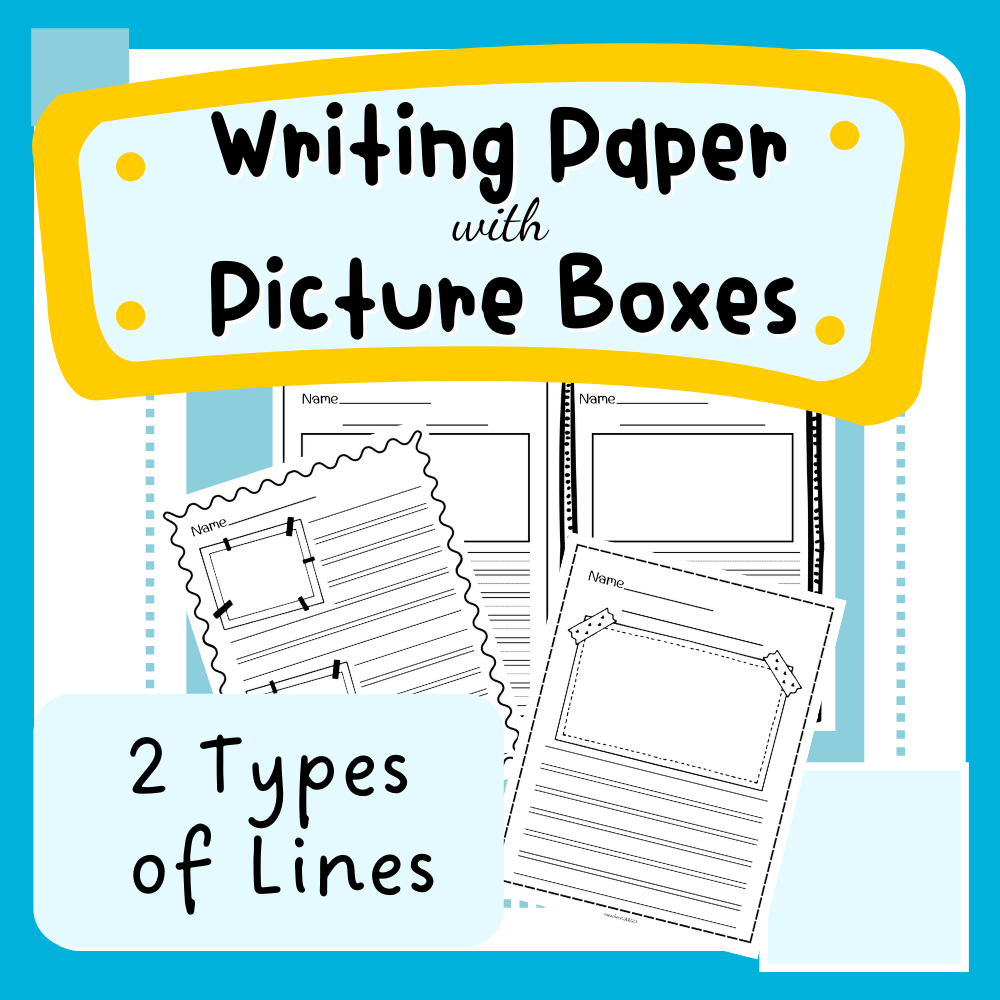 Primary Writing Paper With Picture Box Lined Writing Paper Made By Teachers