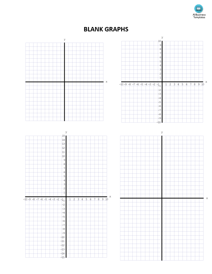 Printable Blank Graphs Template Templates At Allbusinesstemplates