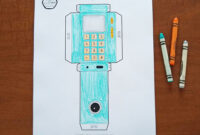 Printable Cell Phone Papercraft For Kids Create In The Chaos