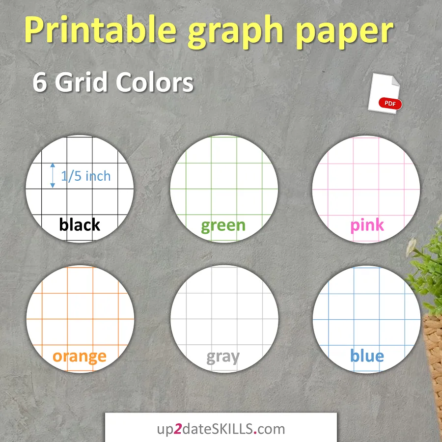 Printable Inch Graph Paper PDF