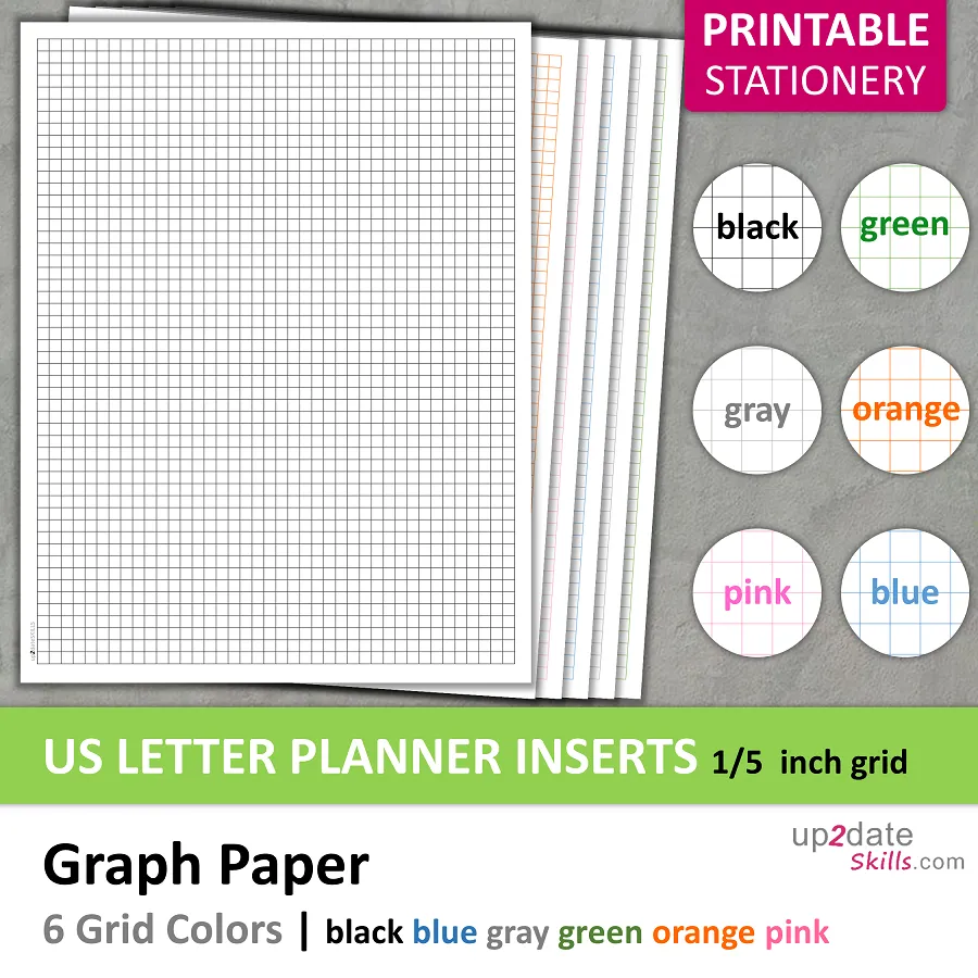 Inch Printable Grid Graph Paper